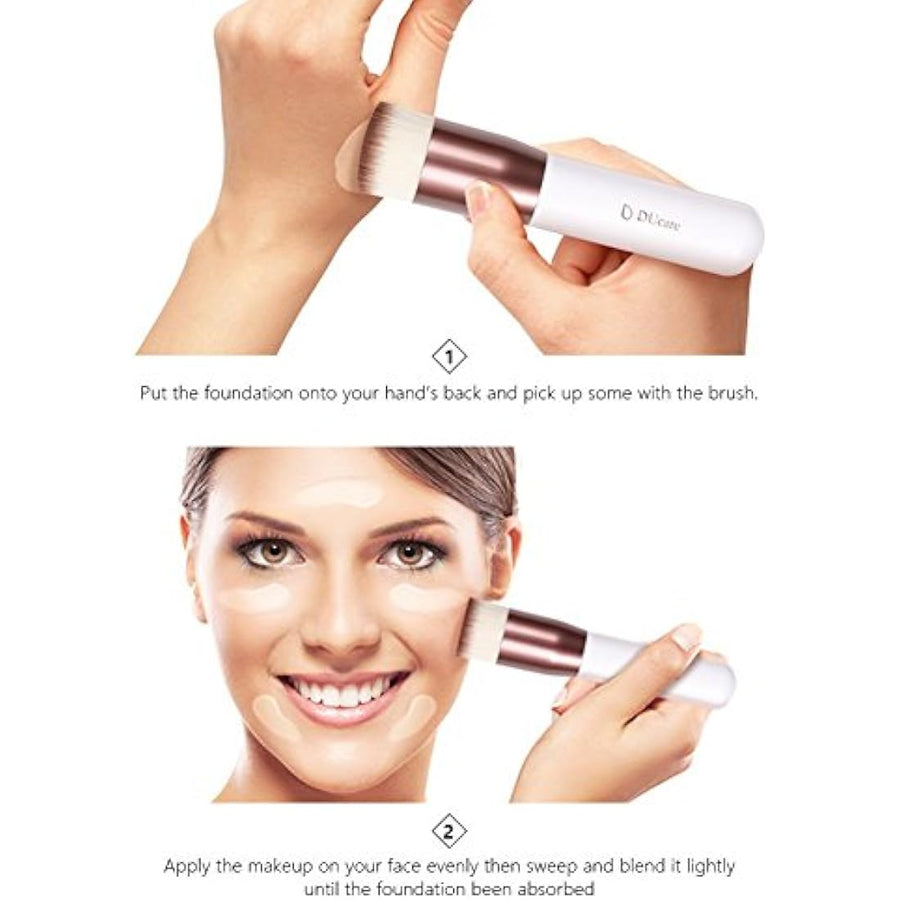 DUcare Flat Top Kabuki Foundation Brush