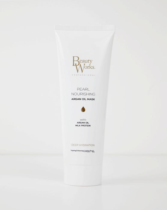 Beauty Works Pearl Nourishing Argan Oil Mask 250ml jar