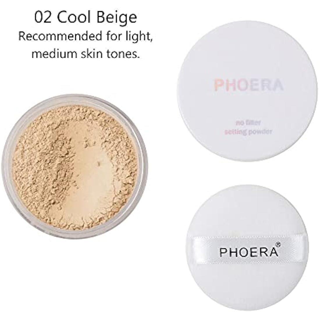 Phoera Loose Setting Powder 102 Cool Beige