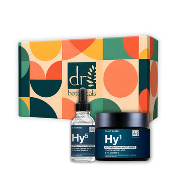 Dr Botanicals Hyaluronic Acid Day Moisturiser and Eye Serum Kit