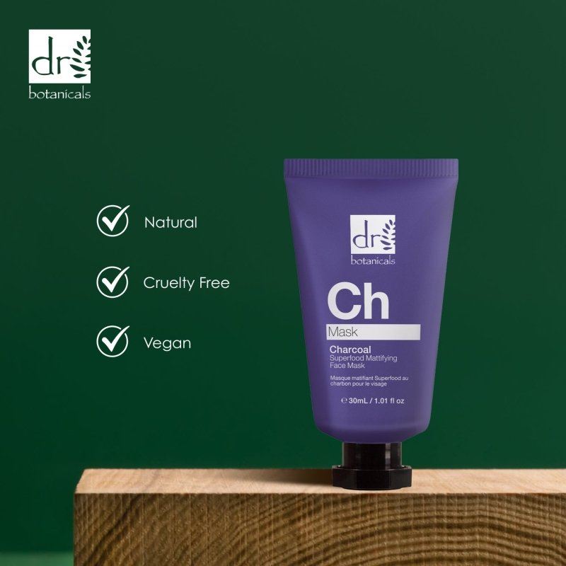 Dr Botanicals Charcoal Superfood Mattifying Face Mask