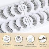 DYAFIN eight-pair lash set packaging SKU B07L5LN54R
