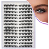 FANDIQ 40D cluster lashes in mixed 8 to 16mm lengths