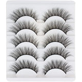 Glowingwin Cat-Eye Faux-Mink Strip Lashes – 5 Pairs