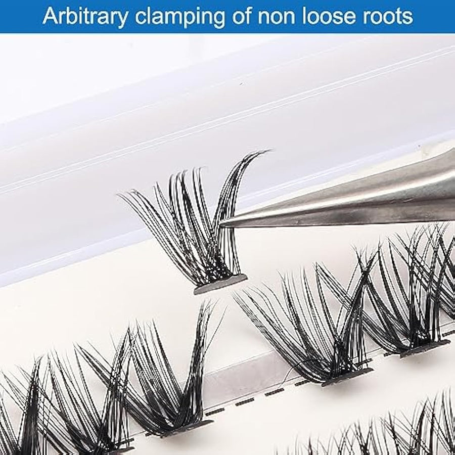 Bransfy 40D D-Curl Lash Clusters 9–16mm – 280 Pieces