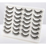 Newcally cat eye strip lashes with soft cotton band