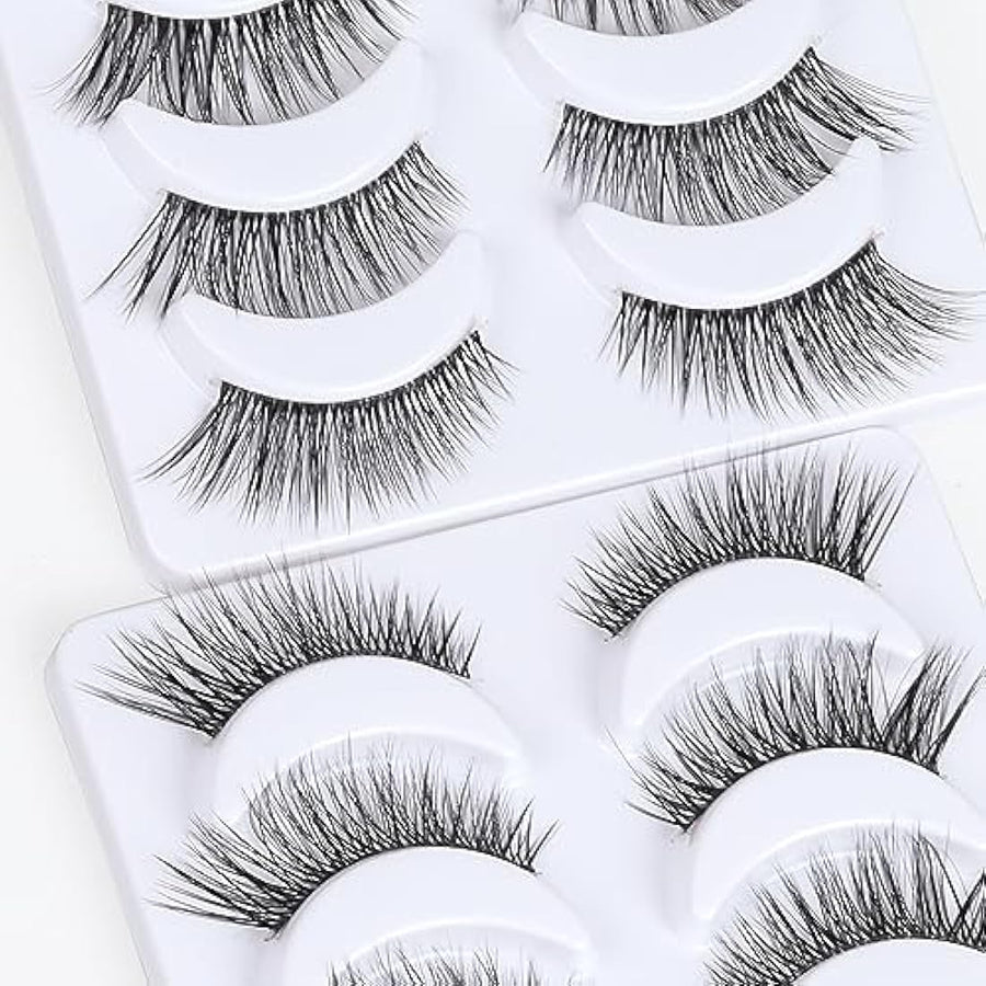 DYAFIN Natural 3D Wispy False Eyelashes 8 Pairs