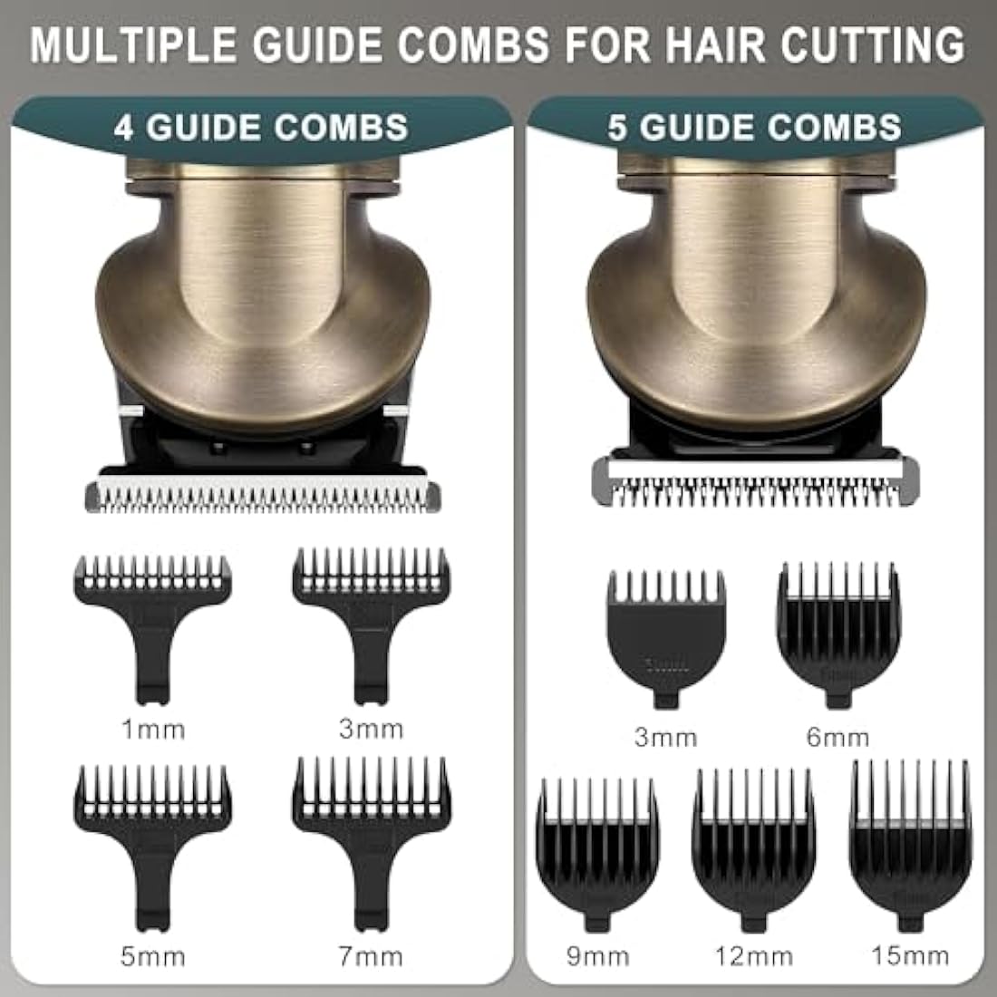 Hatteker 8-in-1 Cordless Beard & Hair Trimmer Kit