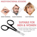 Multi-functional scissors with uses for men and women on a white background
