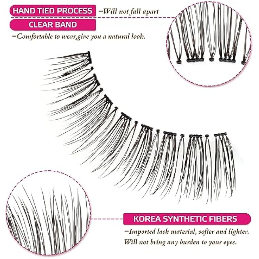 DYAFIN C-curl strip lash band detail SKU B07L5LN54R