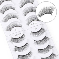 DYAFIN Natural 3D Wispy False Eyelashes 8 Pairs