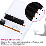 Fadlash 12-row easy-fan lash extension tray