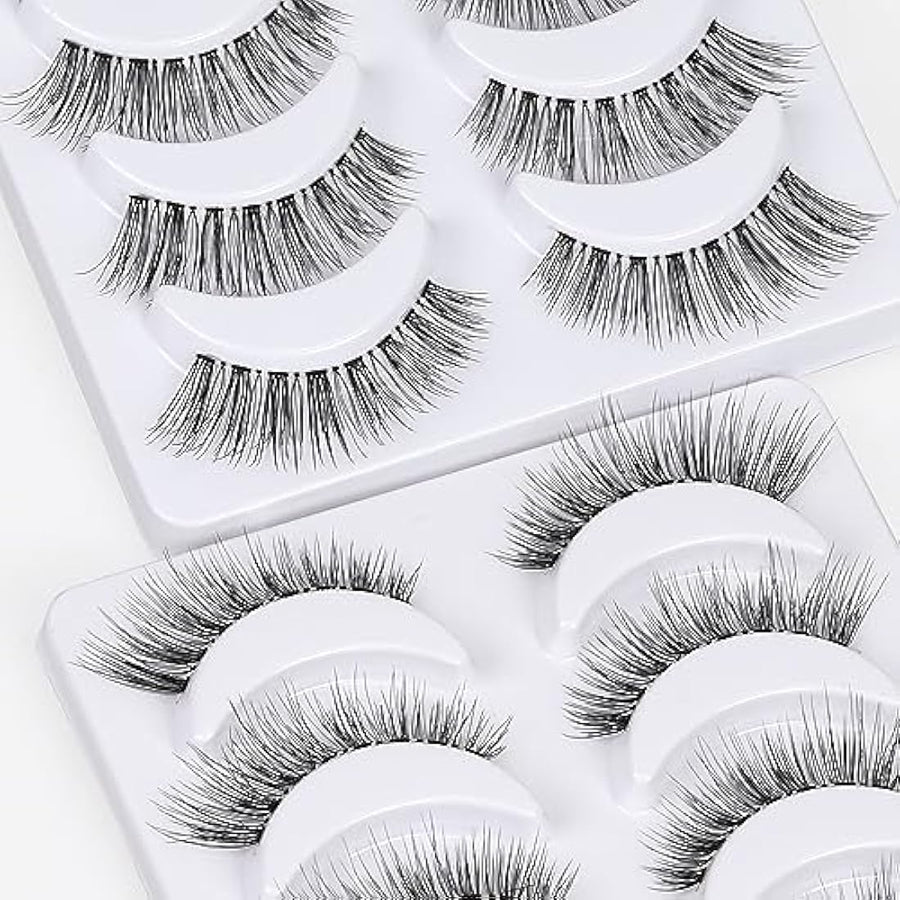 DYAFIN 16mm layered wispy lash style SKU B07L5LN54R