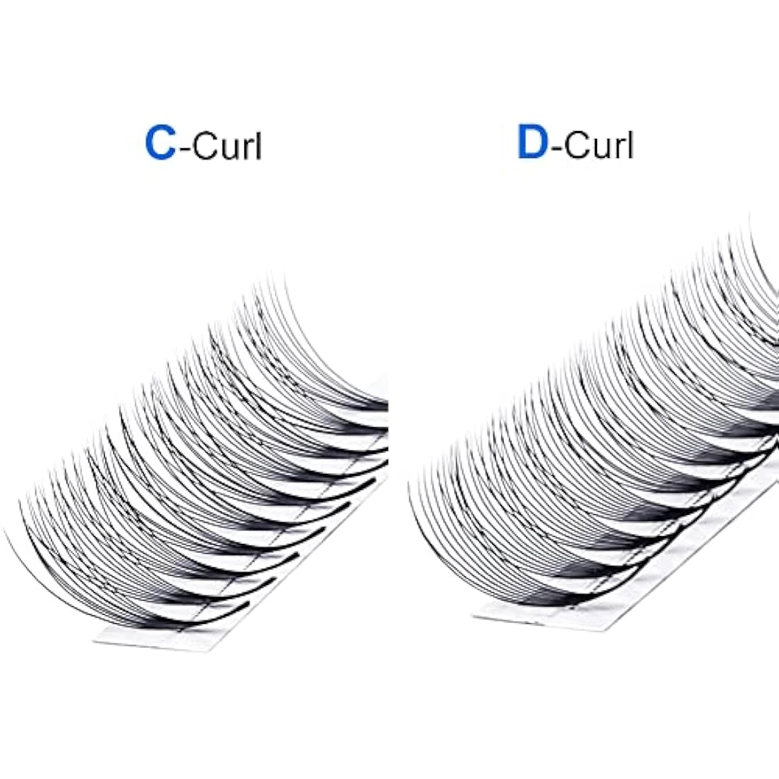 Gemerry 10D Premade Fan Eyelash Extensions 0.07 D Curl Mix 8–14mm