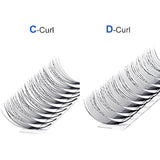 Gemerry 10D Premade Fan Eyelash Extensions 0.07 D Curl Mix 8–14mm