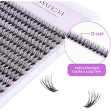 40D short volume lash cluster product view