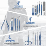 Professional Manicure & Pedicure Kit – 16pc Nail Care Set
