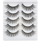 Glowingwin Cat-Eye Faux-Mink Strip Lashes – 5 Pairs