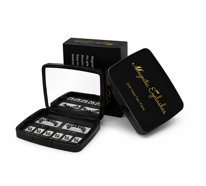 Magnetic False Eyelashes with Storage Case