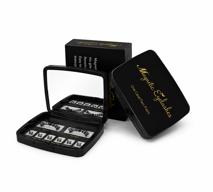 Magnetic False Eyelashes with Storage Case
