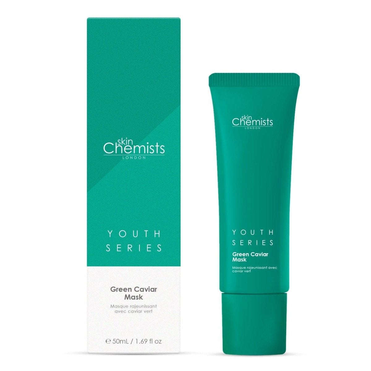 Green Caviar Mask 50ml in green tube packaging