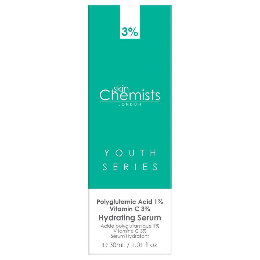 Skin Chemists Hydrating Serum – Polyglutamic & Vitamin C 30ml