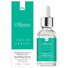 Skin Chemists Hydrating Serum – Polyglutamic & Vitamin C 30ml