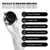Heist Scalp & Beard Massage Brush
