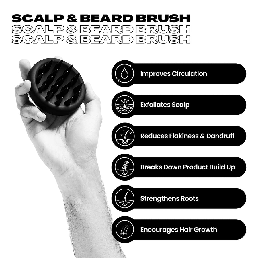 Heist Scalp & Beard Massage Brush