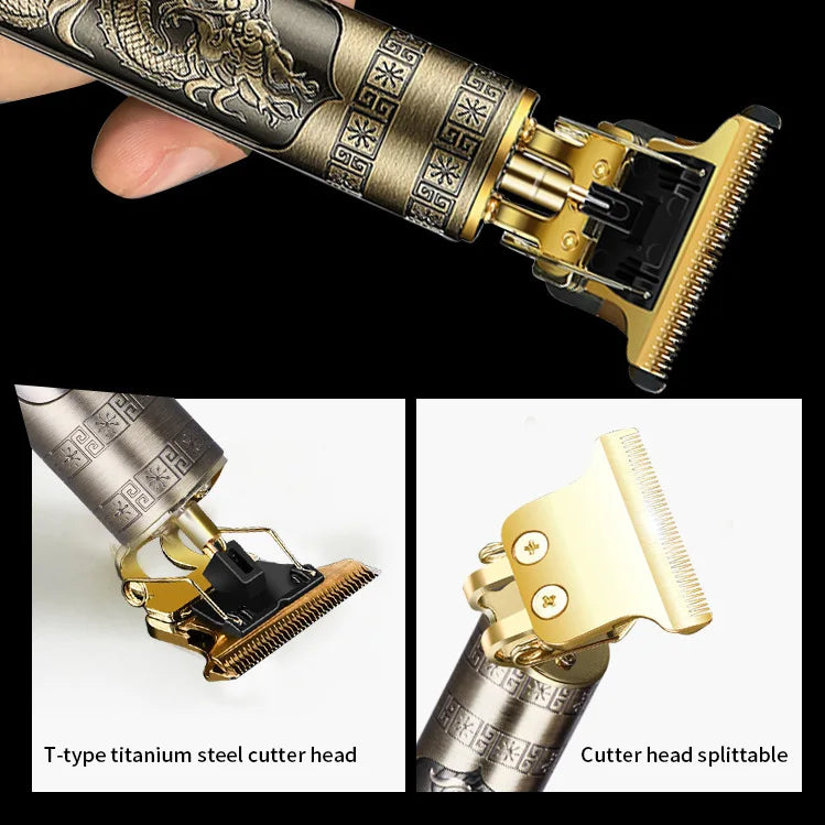 T9 Professional Hair Trimmer – Dragon Metal Edition