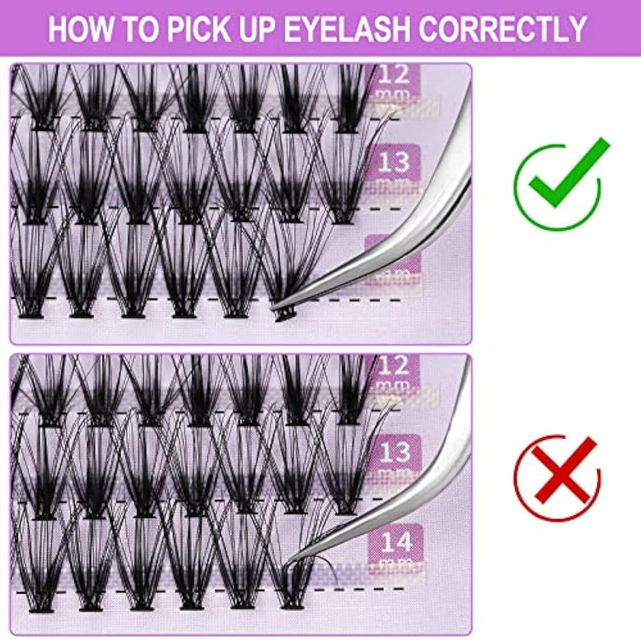 40D volume lash cluster product view