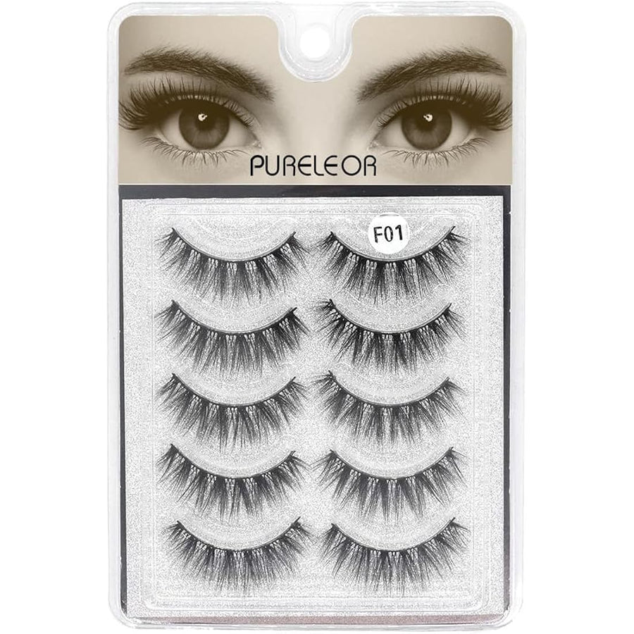 3D Fluffy Strip Lashes – 5 Pairs – SKU B08M5YV667