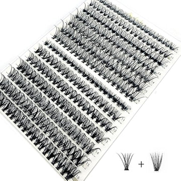 Bransfy 280-piece D-curl lash cluster tray
