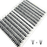 Bransfy 280-piece D-curl lash cluster tray
