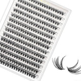 Bransfy 40D D-Curl Lash Clusters 9–16mm – 280 Pieces