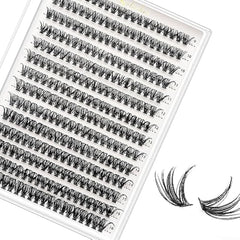 Bransfy 40D D-Curl Lash Clusters 9–16mm – 280 Pieces