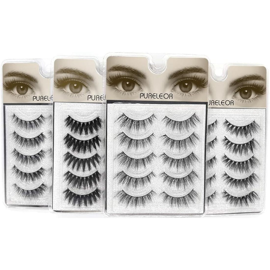 3D Fluffy Strip Lashes – 5 Pairs – SKU B08M5YV667