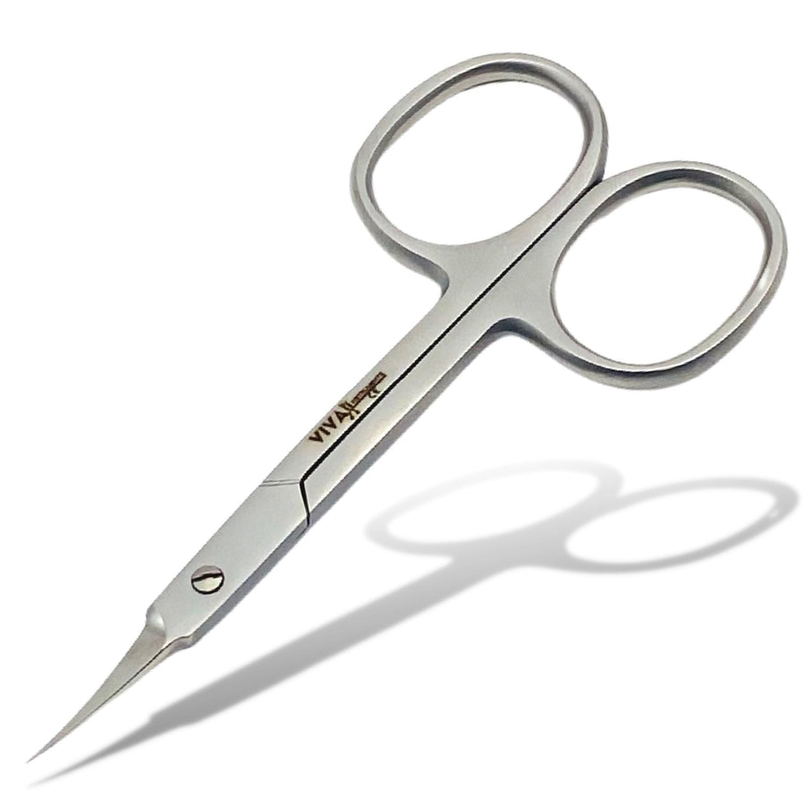VIVA Instruments Curved Cuticle Nail Scissors 9.5cm