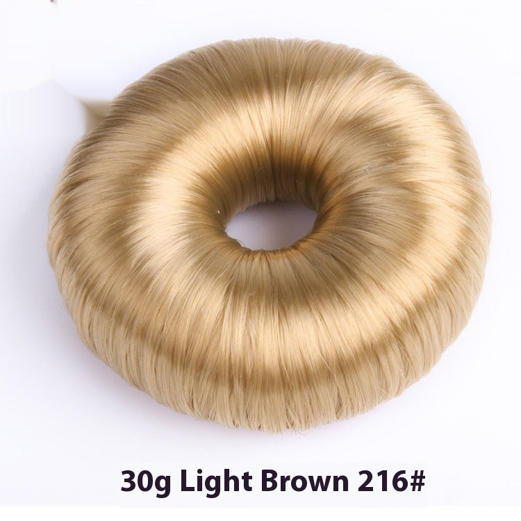 Light brown donut hair bun shaper 30g