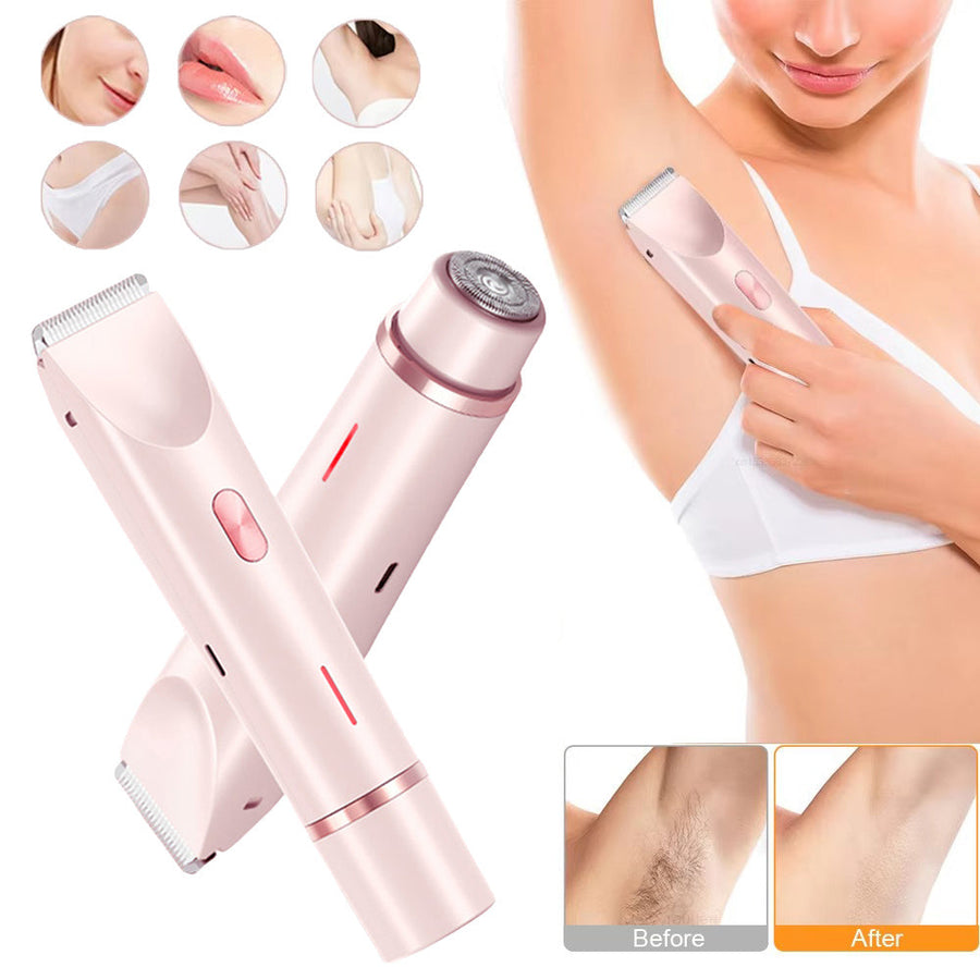 2-in-1 USB Women's Body & Bikini Trimmer