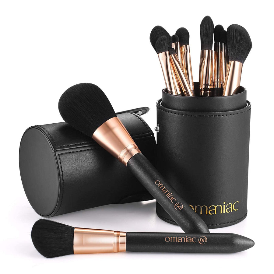 OMANIAC Professional Makeup Brush Set 12 Piece