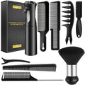 Barber Comb Set 9 Piece Hair Cutting & Styling Kit