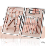 20-Style Stainless-Steel Manicure & Pedicure Tool Sets
