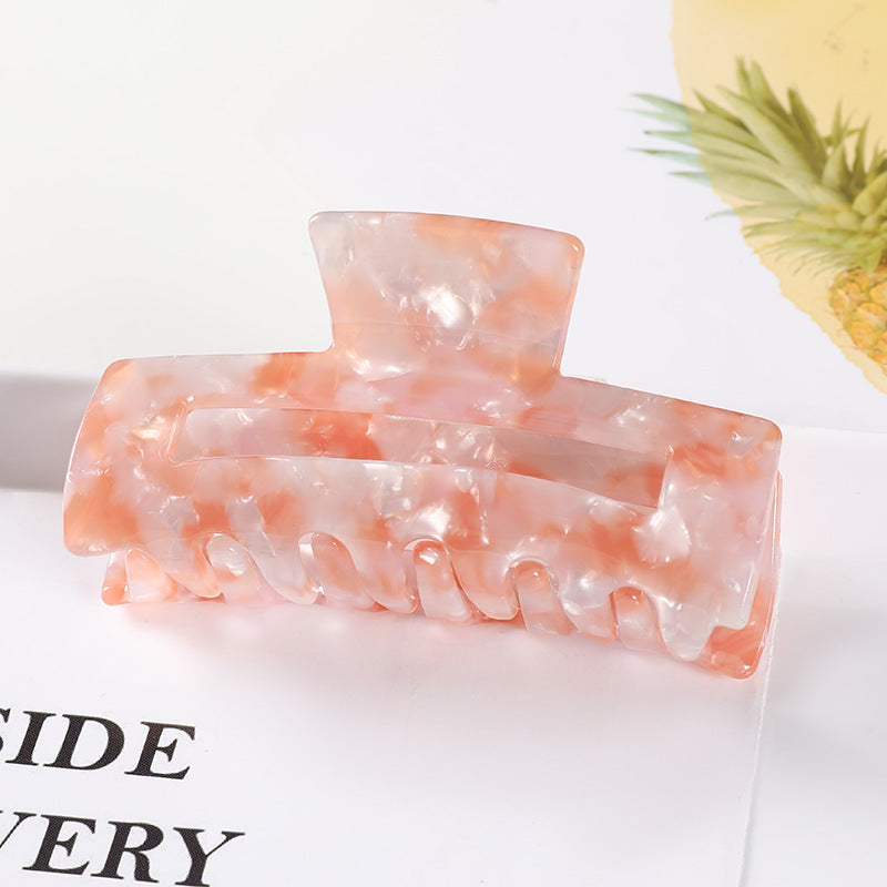 Patterned Acetate Hair Clip – product view 6