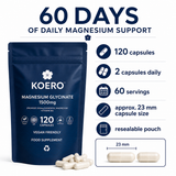 Magnesium Glycinate + Vitamin B6 – 120 Capsules