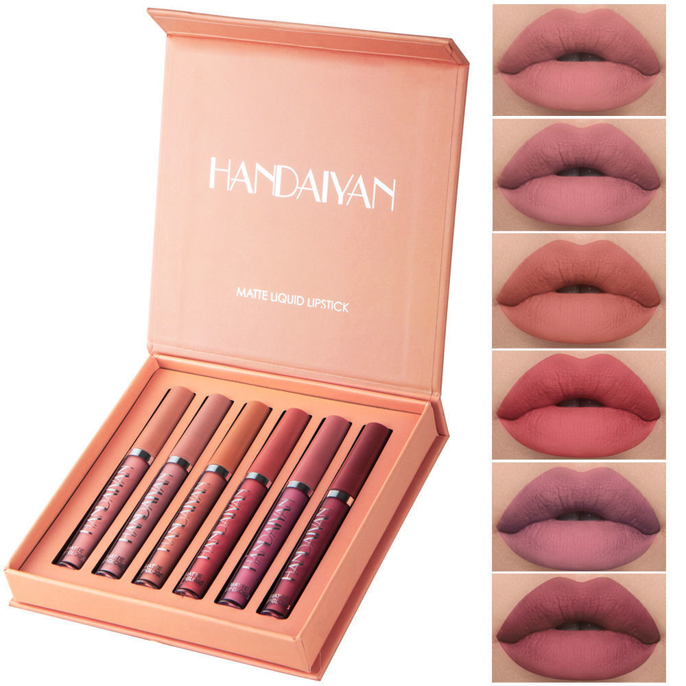 HDY Big Red Matte Lip Gloss Set