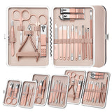 20-Style Stainless-Steel Manicure & Pedicure Tool Sets