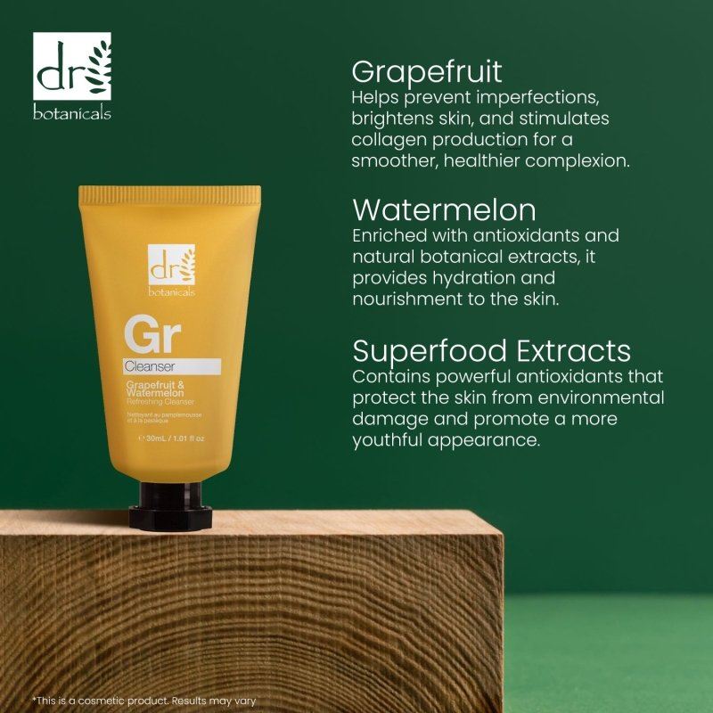 Dr Botanicals Grapefruit & Watermelon Cleanser 30ml