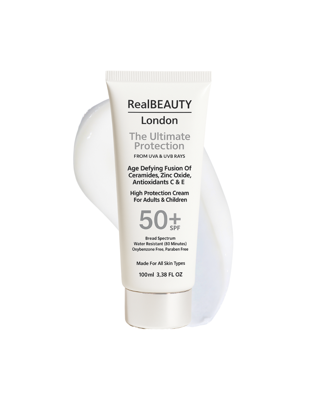 Real Beauty London SPF50 Body Cream 100ml