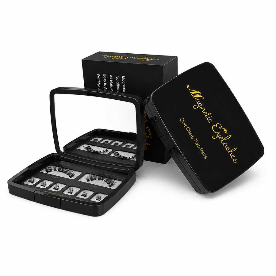 Magnetic False Eyelashes with Storage Case